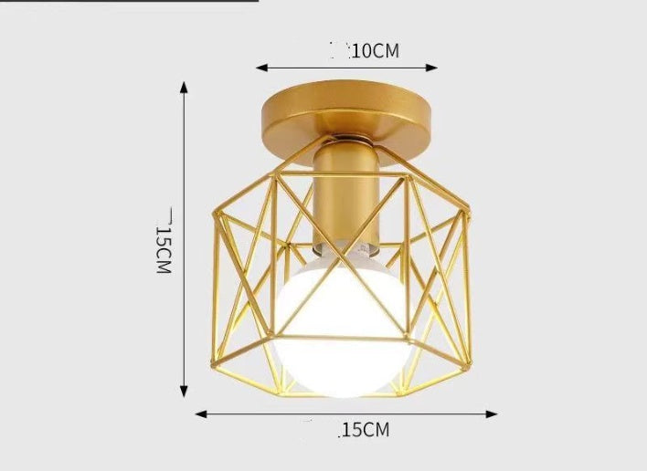 Simple Aisle Postmodern Balcony Ceiling Lamp