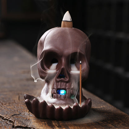 Cross-Border New Product Zisha Halloween Reflux Incense Burner Gift