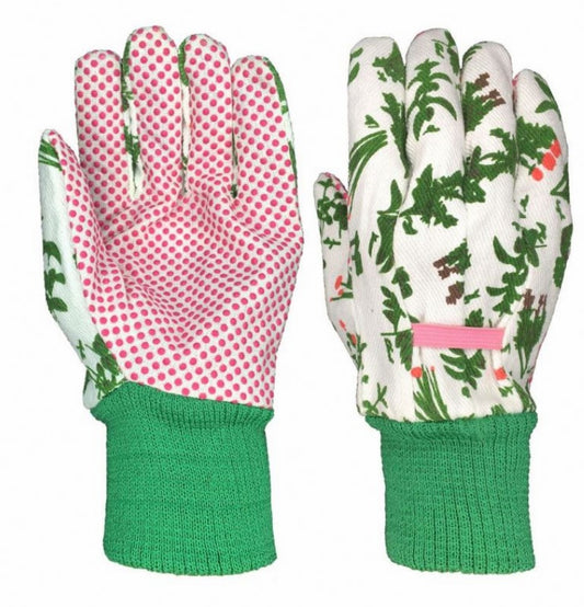 Dotted Plastic Protective Gardening Glove