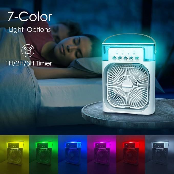 USB Rechargeable Portable Air Conditioner Fan For Home & Office