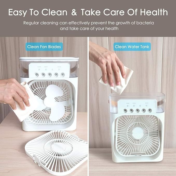 USB Rechargeable Portable Air Conditioner Fan For Home & Office