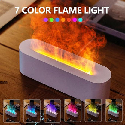 Flame Essential Oil Diffusers Air Humidifier