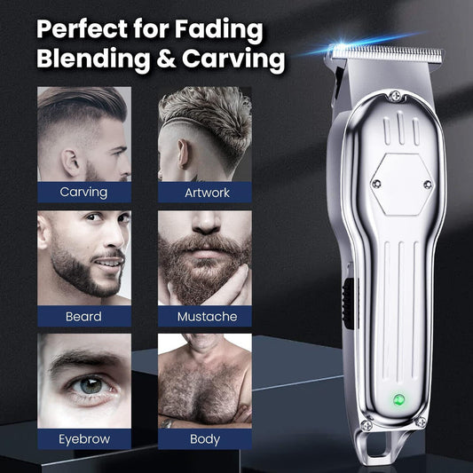 Professional Hair Trimmer Cordless Beard Cutting Clipper