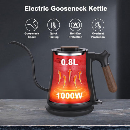 Gooseneck Electric Stainless Kettle