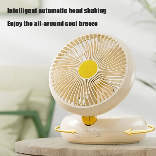 90 Foldable Ultra Quiet Remote Control Fan With Auto 4 Speeds Wind Oscillation