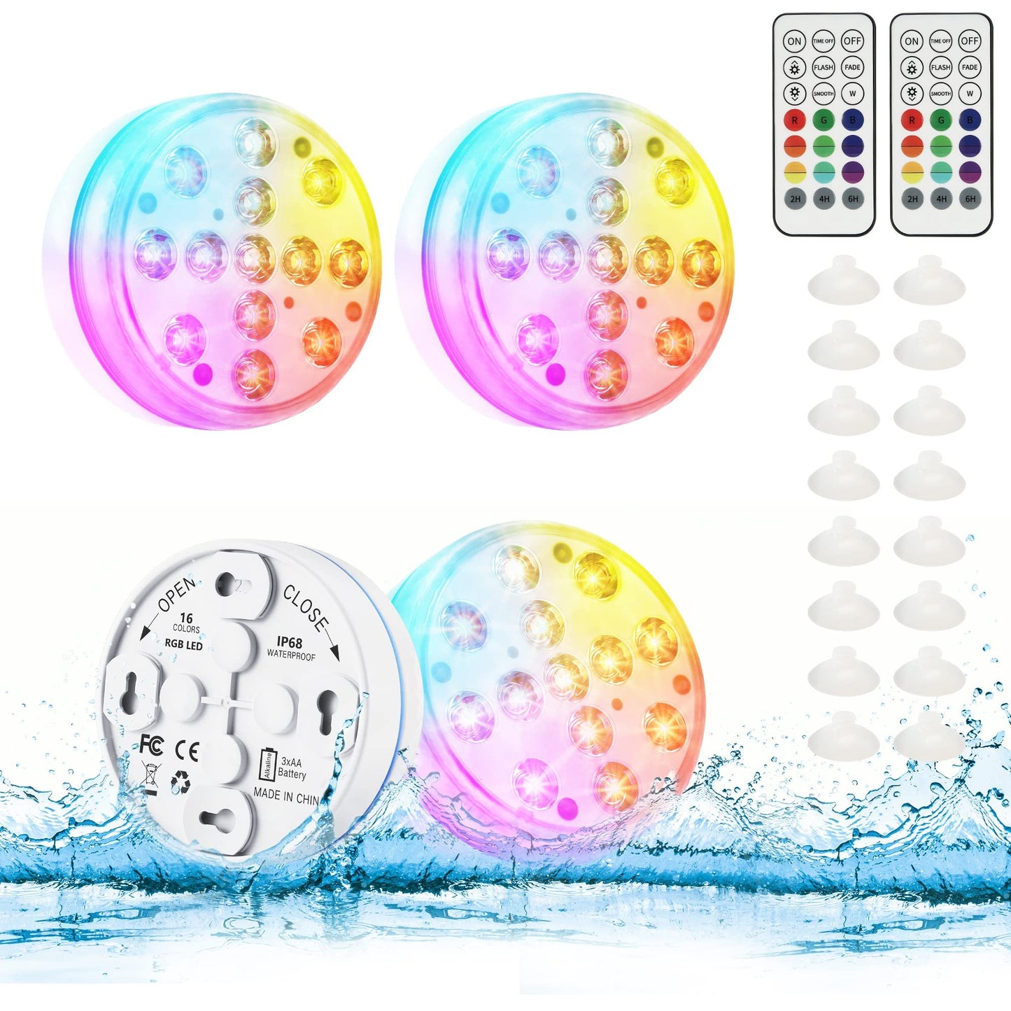 Diving Color Changing Remote Control Light