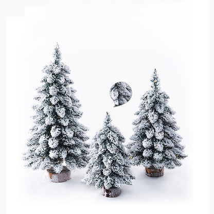 Small Flocking Mini Christmas Tree