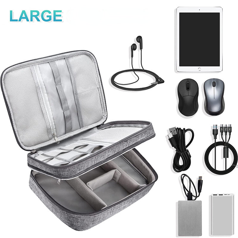 Portable Digital Waterproof Electronic Accessories Storage Bag