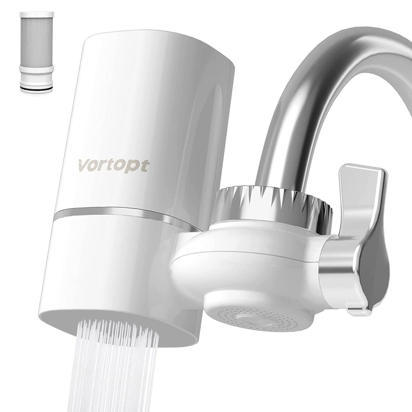 Vortopt Faucet Water Filter For Kitchen and Bathroom