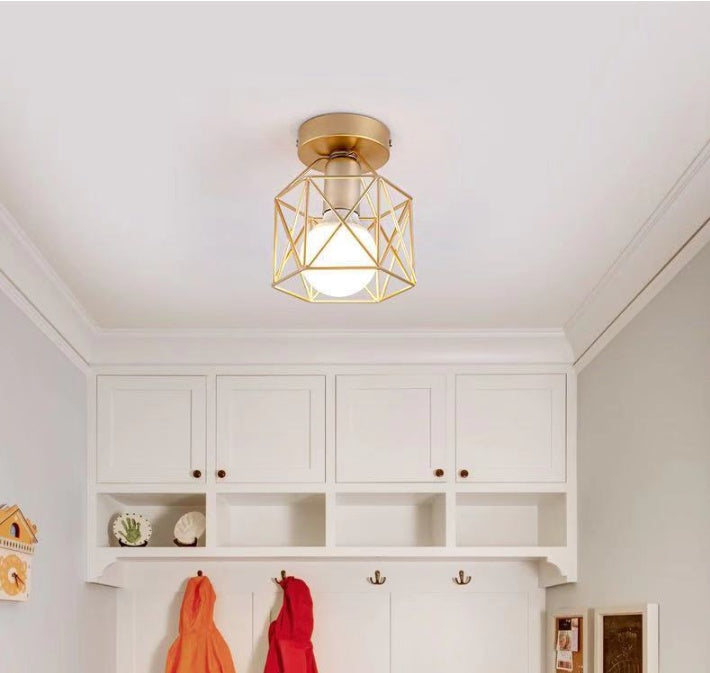 Simple Aisle Postmodern Balcony Ceiling Lamp