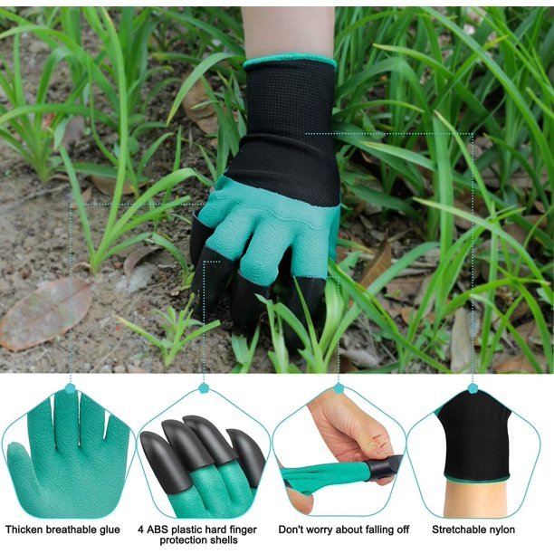 Breathable Garden Gloves With Waterproof Claws