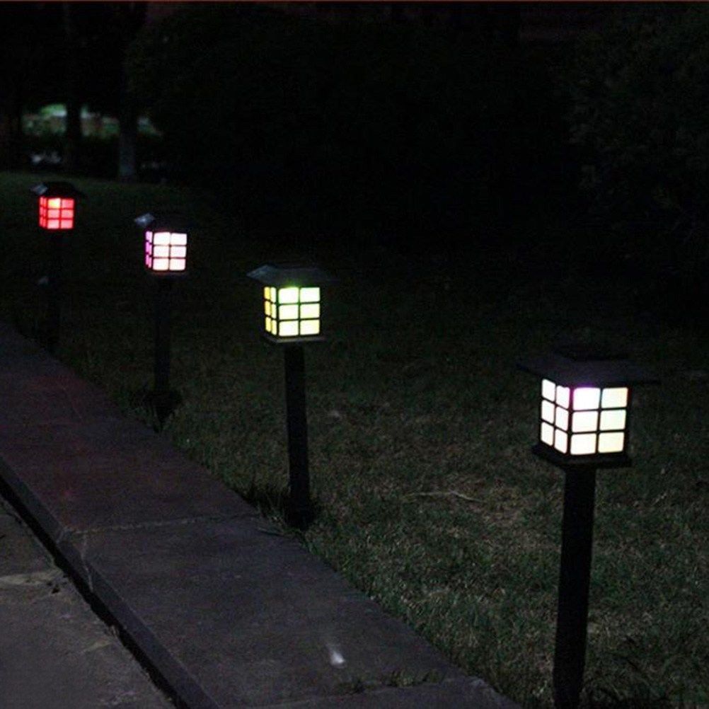 Square Solar Lawn Light