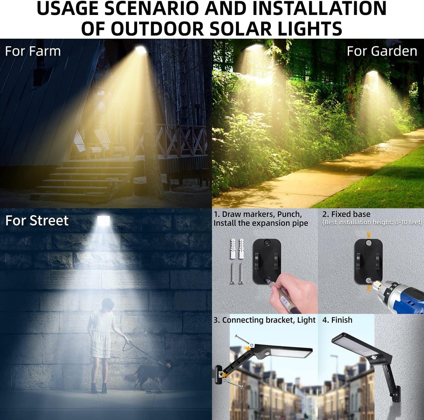 48 LED Outdoor Waterproof Security Motion Sensor Wireless Light