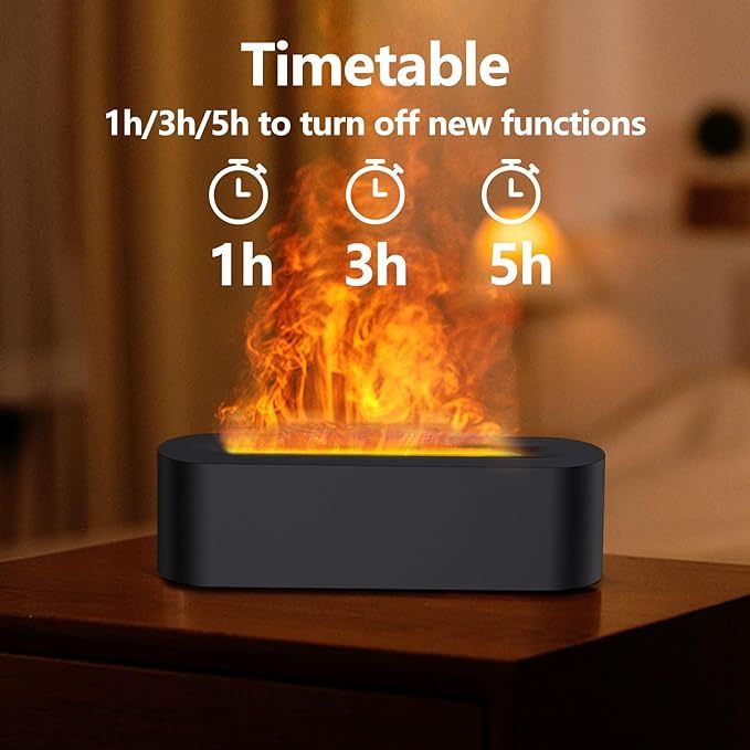 Flame Essential Oil Diffusers Air Humidifier