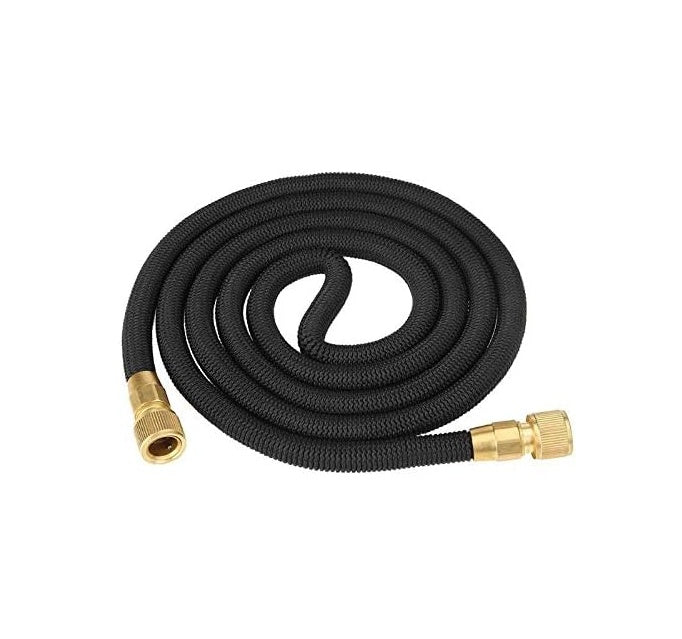 75 FT Expandable Garden Hose Pipe With Spray Gun Watering Kit