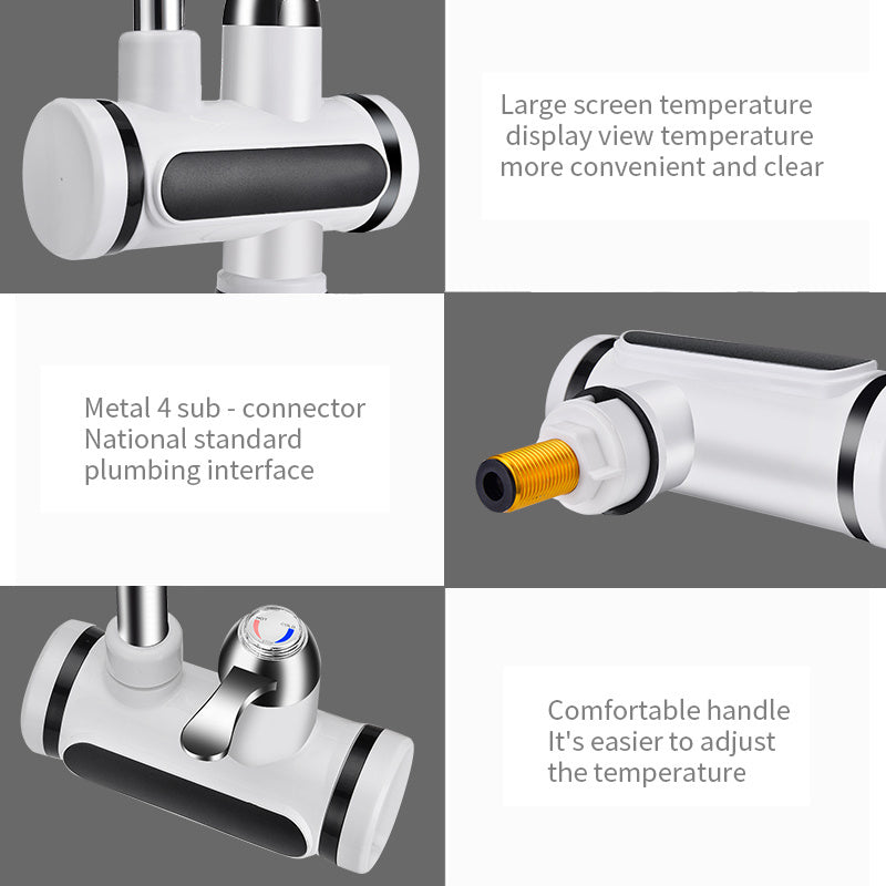 Faucet Electric Water Tap Heater Temperature Display