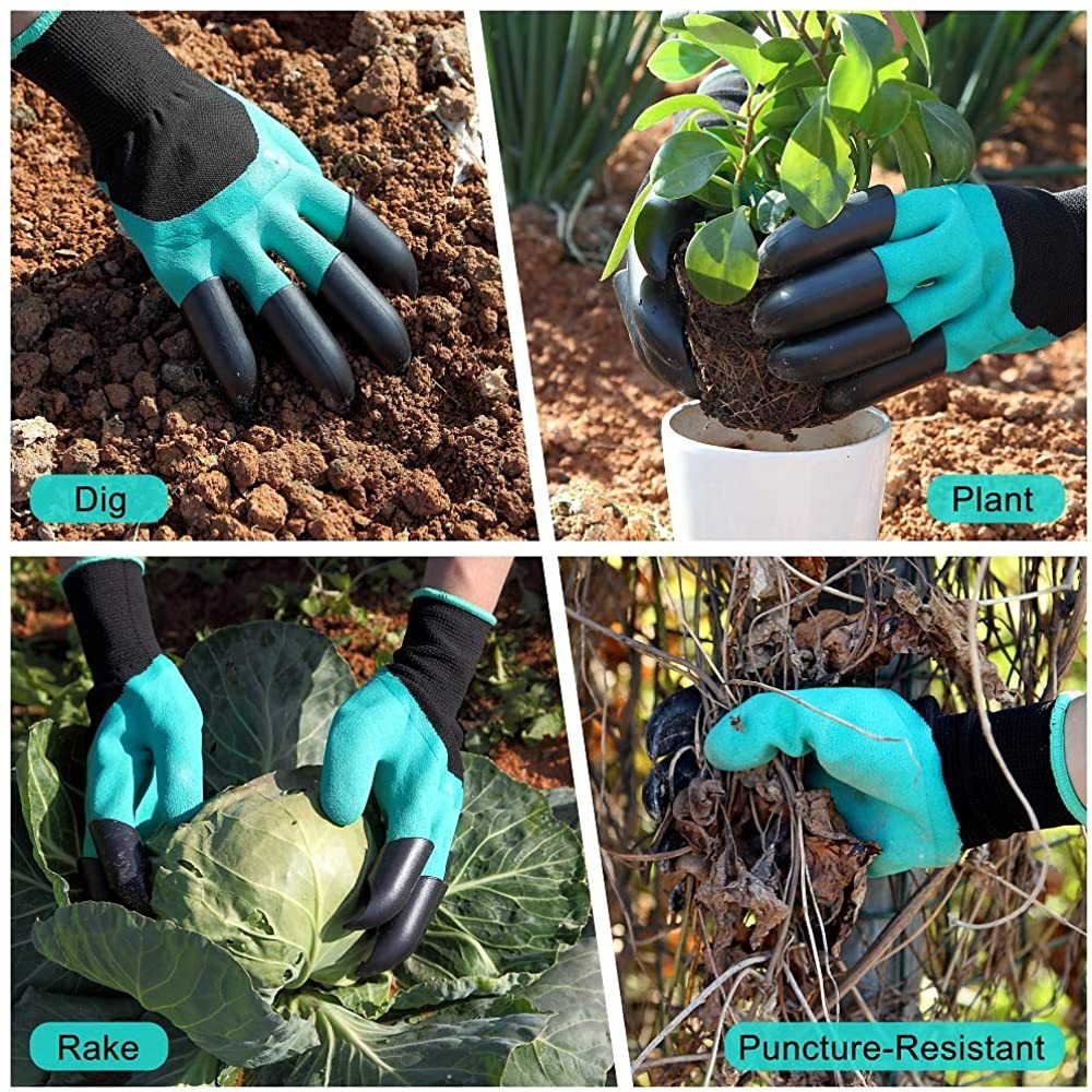 Breathable Garden Gloves With Waterproof Claws