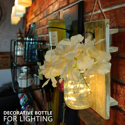 Sconce Fairy Mason Jar Wall Lights