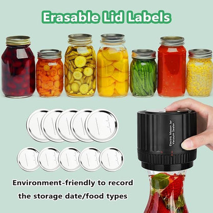 BINZET Mason Jar Vacuum Sealing Kit For Food Storage