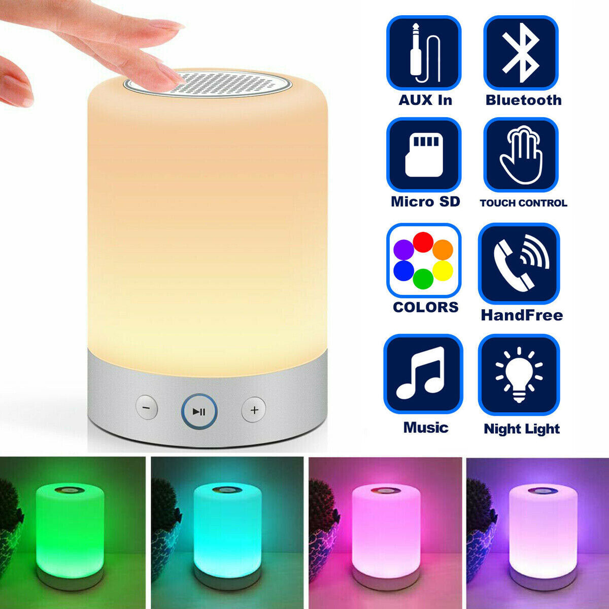 Wireless Control Color Changing Night Touch